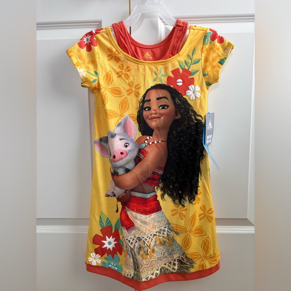 Disney Moana Nightshirt girls size 5/6
